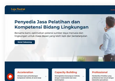 Aplikasi pelatihan dan seminar online serta onsite